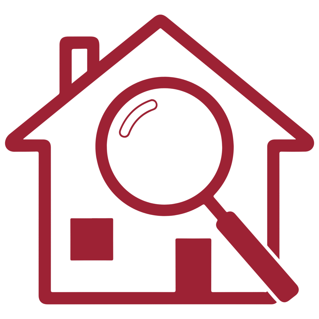 Buyer Representation icon – person shaking hands in front of a house.
