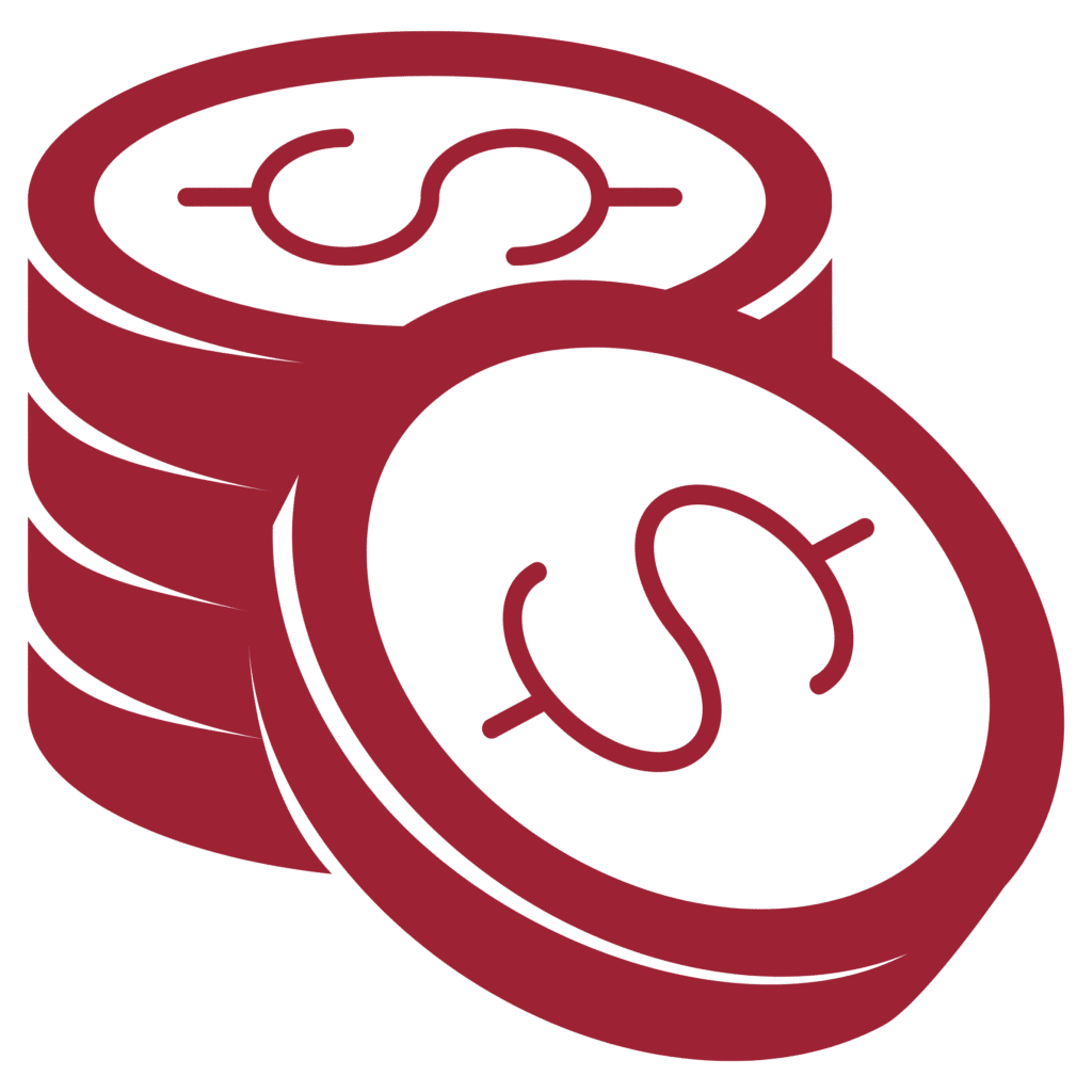 Real Estate Investment icon – Dollar Coin